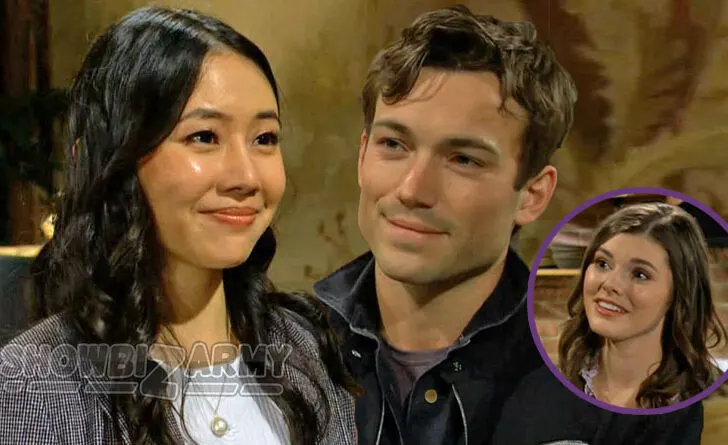 Young and the Restless: Allie Nguyen - Noah Newman - Crystal Porter