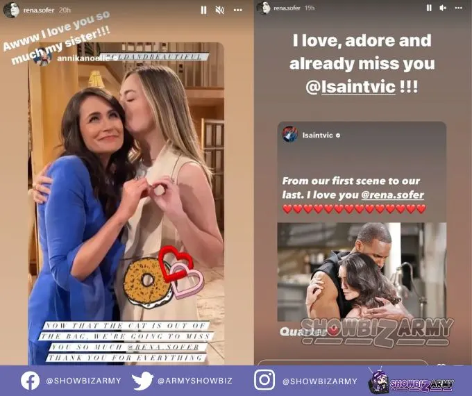 Bold and the Beautiful: Rena Sofer - Quinn Forrester - Annika Noelle - Lawrence Saint Victor