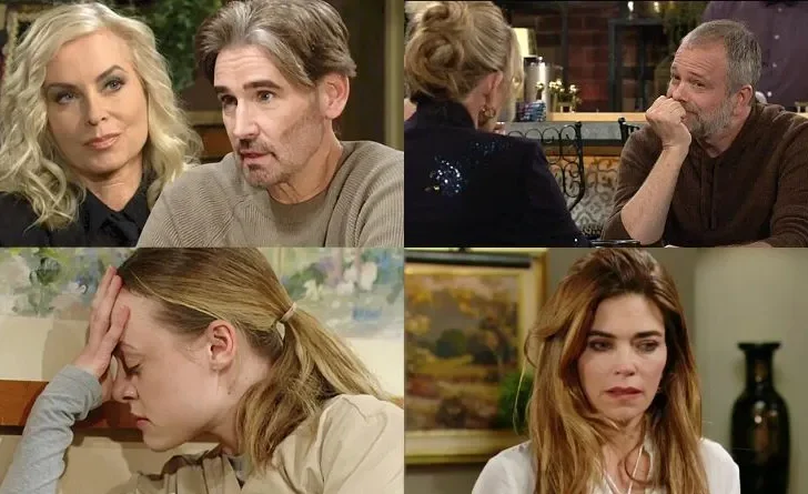 Young and the Restless: Victoria Newman - Cole Howard - Ashley Abbott - Claire Grace