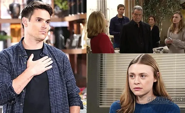 Young and the Restless: Adam Newman - Claire Grace - Victoria Newman - Victor Newman