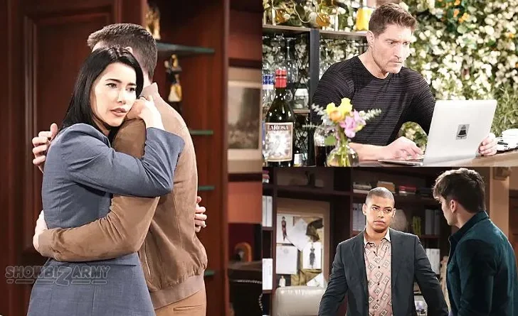 Bold and the Beautiful: Deacon Sharpe - Steffy Forrester - Finn Finnegan - RJ Forrester - Zende Forrester