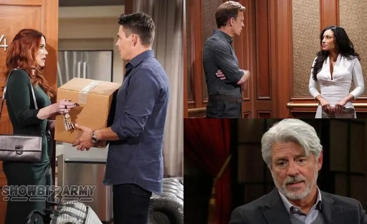 Young and the Restless: Tucker McCall - Audra Charles - Sally Spectra - Adam Newman - Dr. Alan