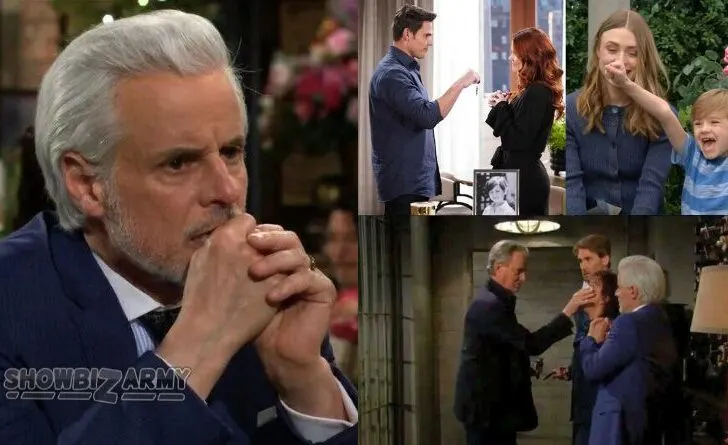 Young and the Restless: Michael Baldwin - Cole Howard - Victor Newman - Jordan - Sally Spectra - Adam Newman - Claire Grace