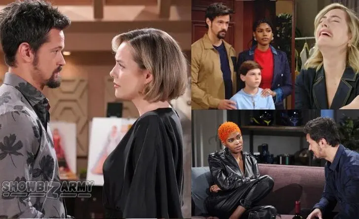 Bold and the Beautiful: Thomas Forrester - Paris Buckingham - Douglas Forrester - Hope Logan