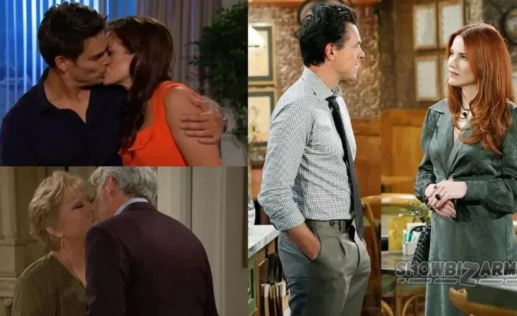 Young and the Restless: Adam Newman - Chelsea Lawson - Sally Spectra - Billy Abbott