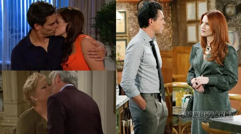 Young and the Restless: Adam Newman - Chelsea Lawson - Sally Spectra - Billy Abbott