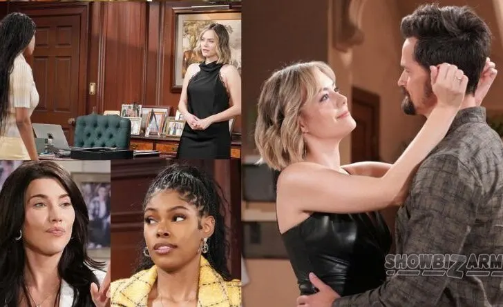 Bold and the Beautiful: Thomas Forrester - Hope Logan - Paris Buckingham - Steffy Forrester