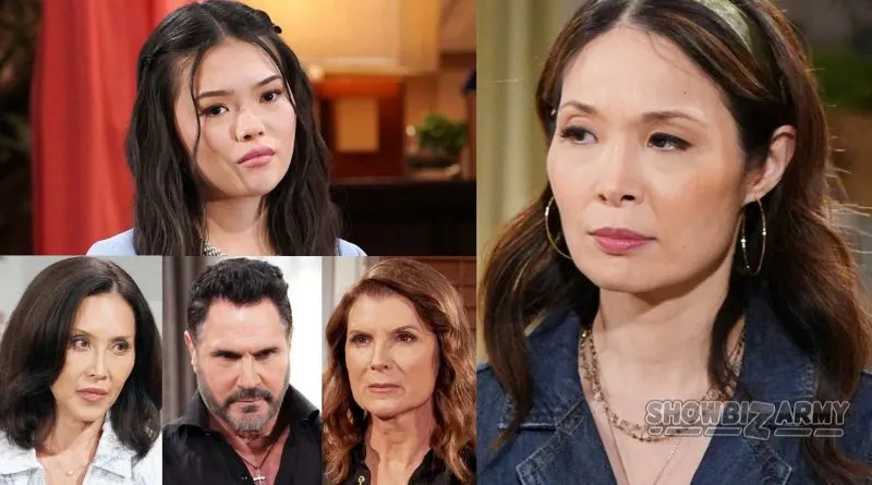 Bold and the Beautiful Poppy Nozawa - Luna Nozawa - Bill Spencer - Li Finnegan - Sheila Carter