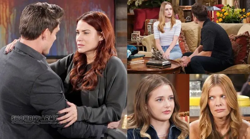 Young and the Restless - Claire Grace - Adam Newman - Sally Spectra - Phyllis Summers - Faith Newman