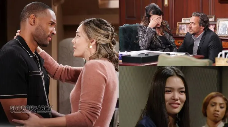 Bold and the Beautiful - Carter Walton - Hope Logan - Steffy Forrester - Ridge Forrester - Luna Nozawa