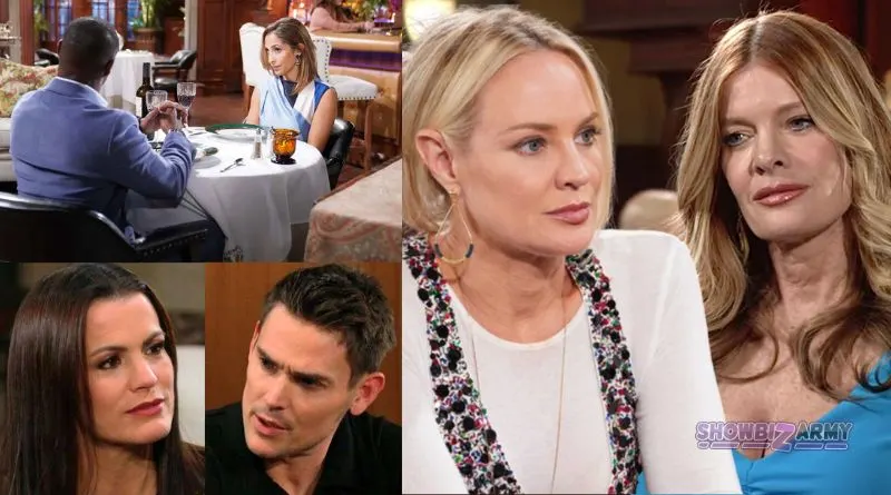 Young and the Restless - Phyllis Summers - Sharon Newman - Chelsea Lawson - Adam Newman - Lily Winters - Damian