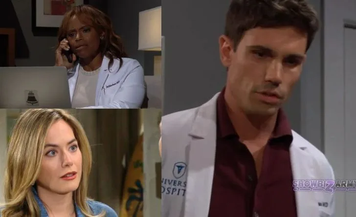 Bold and the Beautiful - Hope Logan - Grace Buckingham - Finn Finnegan