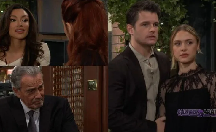 Young and the Restless - Victor Newman - Audra Charles - Kyle Abbott - Claire Newman