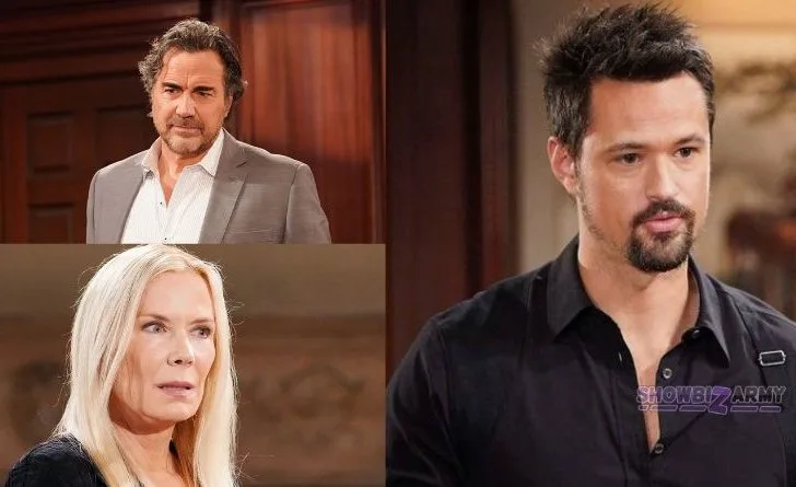 Bold and the Beautiful - Brooke Logan - Ridge Forrester - Thomas Forrester