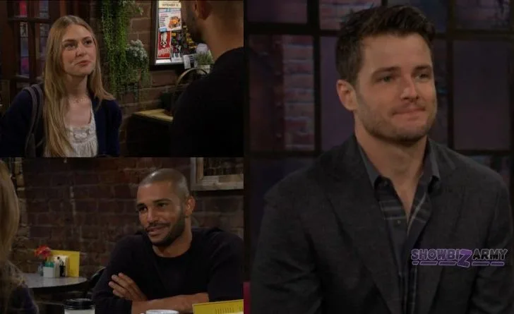 Young and the Restless - Claire Newman - Holden Novak - Kyle Abbott