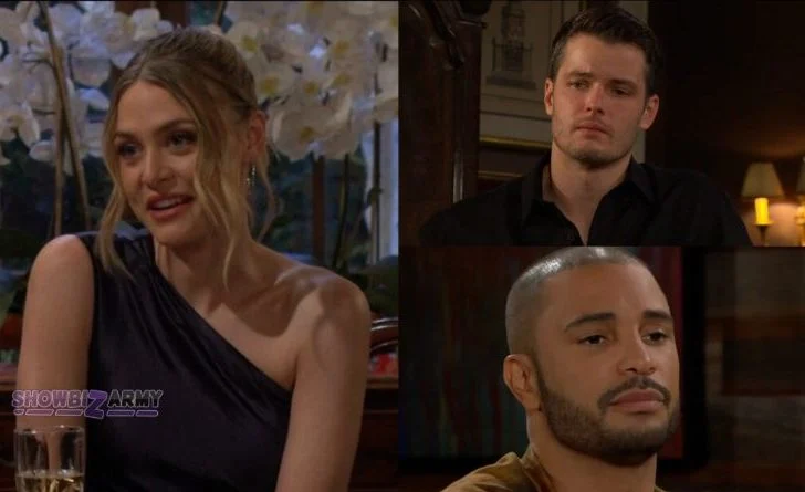 Young and the Restless - Claire Newman - Kyle Abbott - Holden Novak