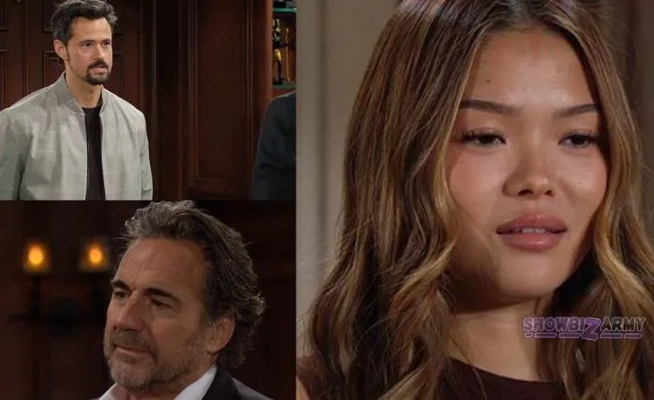 Bold and the Beautiful - Luna Nozawa - Ridge Forrester - Thomas Forrester