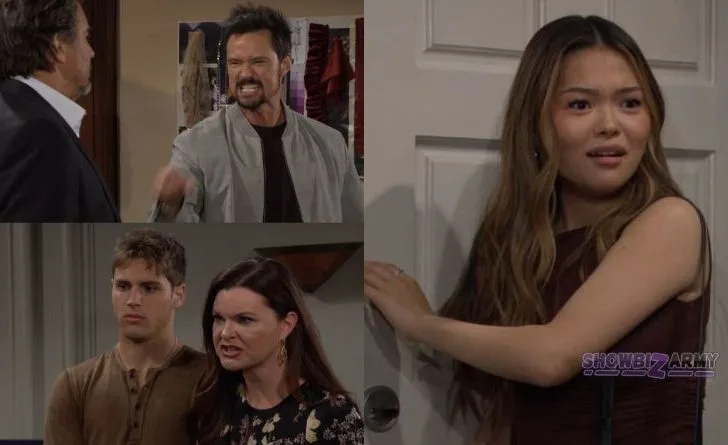Bold and the Beautiful - Ridge Forrester - Thomas Forrester - Luna Nozawa - Will Spencer - Katie Logan
