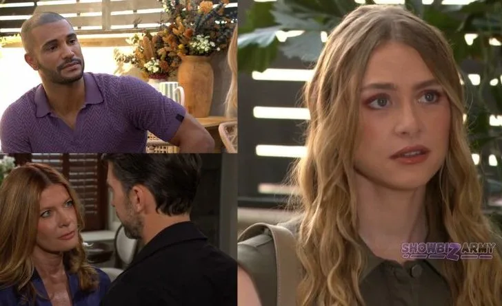 Young and the Restless - Phyllis Summers - Holden Novak - Claire Newman