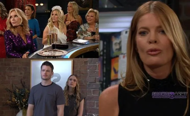 Young and the Restless - Phyllis Summers - Kyle Abbott - Claire Newman