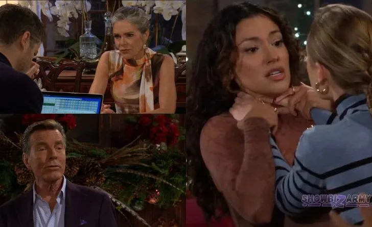 Young and the Restless - Claire Newman - Audra Charles - Diane Jenkins - Jack Abbott